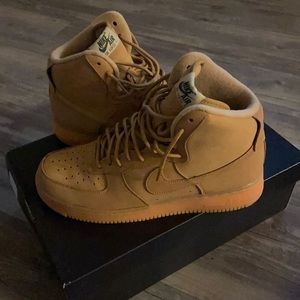 Nike High Top Air Force 1 “Wheat” Size 8.5 Men’s